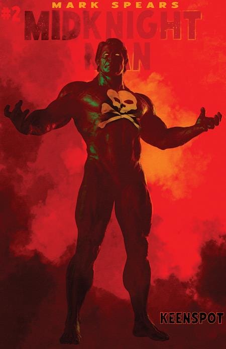 Ex Posse Holdings Comic Books MARK SPEARS MIDKNIGHT MAN #2 CVR A MARK SPEARS CRIMSON NIGHT 60283502329400211 0526EX0869