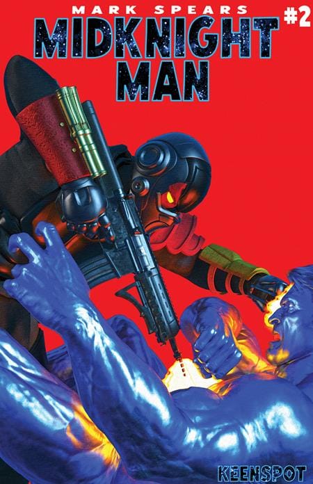 Ex Posse Holdings Comic Books MARK SPEARS MIDKNIGHT MAN #2 CVR B MARK SPEARS STAY DOWN VAR 60283502329400221 0526EX0870