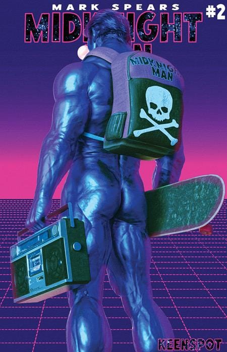 Ex Posse Holdings Comic Books MARK SPEARS MIDKNIGHT MAN #2 CVR E MARK SPEARS ELECTRIC BLUE VAR 60283502329400251 0526EX0873