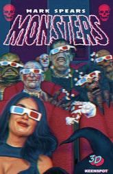 Ex Posse Holdings Comic Books MARK SPEARS MONSTERS #9 CVR D MARK SPEARS MONSTERS MATINEE 3-D VAR 60283502299000941 0126EX0756