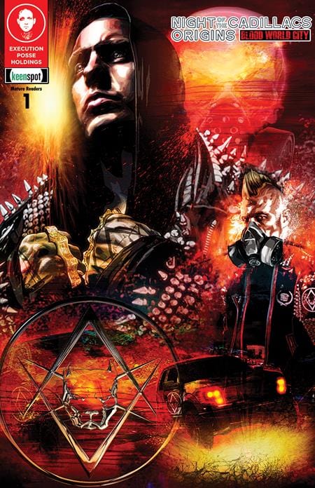 Ex Posse Holdings Comic Books NIGHT OF THE CADILLACS ORIGINS BLOOD WORLD CITY #1 CVR B ROB PRIOR & BRIAN C ROLL VAR (MR) 60283502319500121 0925EX0732