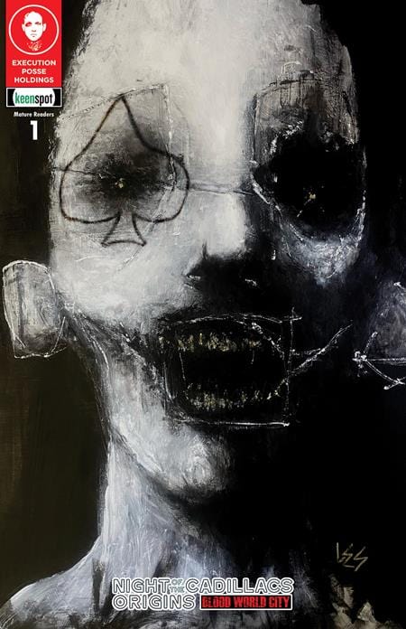 Ex Posse Holdings Comic Books NIGHT OF THE CADILLACS ORIGINS BLOOD WORLD CITY #1 CVR C LES SCHETTKOE VAR (MR) 60283502319500131 0925EX0733