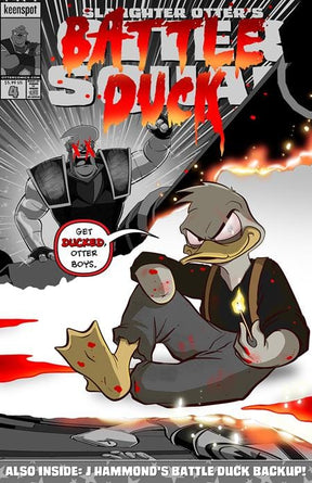 OTTER SQUAD #4 CVR B J HAMMOND GET DUCKED VAR