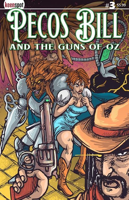 Ex Posse Holdings Comic Books PECOS BILL & THE GUNS OF OZ #3 CVR B BRYCE OQUAYE VAR (MR) 60283502317100321 0126EX0762