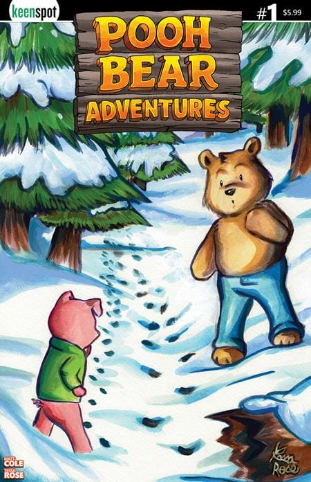 Ex Posse Holdings Comic Books POOH BEAR ADVENTURES #1 CVR A TESSA ROSE BAGGED WITH TRADING CARD 60283502327000111 1225EX0759