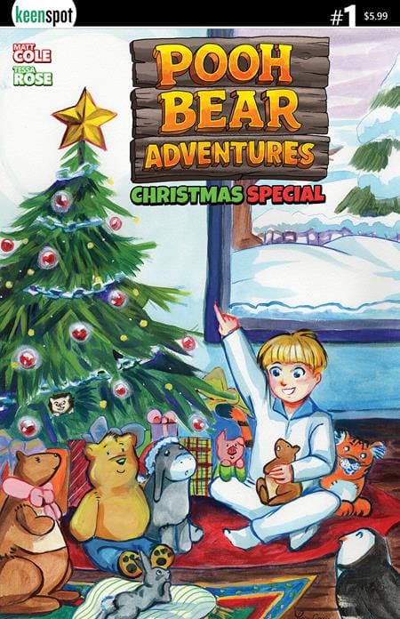 POOH BEAR ADVENTURES CHRISTMAS SPECIAL #1 (ONE SHOT) CVR A TESSA ROSE OPENING PRESENTS (Release Date: 11/18/2026)