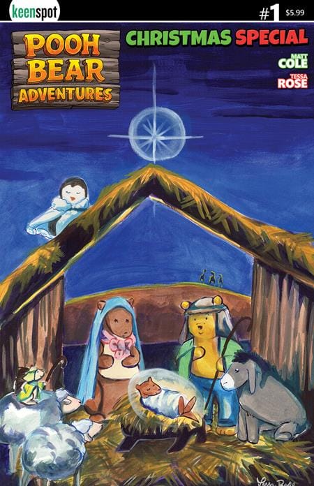 POOH BEAR ADVENTURES CHRISTMAS SPECIAL #1 (ONE SHOT) CVR C TESSA ROSE THE NATIVITY VAR (Release Date: 11/18/2026)