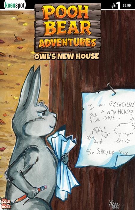 Ex Posse Holdings Comic Books POOH BEAR ADVENTURES OWLS NEW HOUSE #1 (ONE SHOT) CVR A TESSA ROSE (Release Date: 10/28/2026) 60283502351500111 0826EX0925