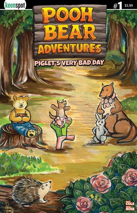 Ex Posse Holdings Comic Books POOH BEAR ADVENTURES PIGLETS VERY BAD DAY #1 (ONE SHOT) CVR A TESSA ROSE 60283502335500111 0326EX0765