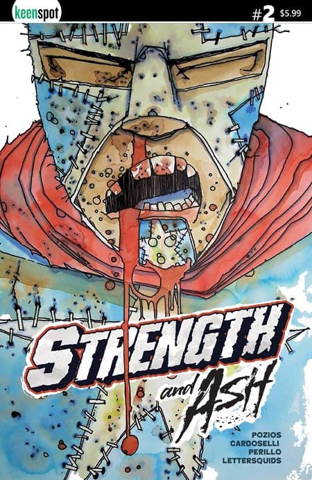 Ex Posse Holdings Comic Books STRENGTH & ASH #2 CVR A STEFANO CARDOSELLI & FRANCESCA PERILLO RED WHITE & BLUE 60283502332400211 0426EX0795