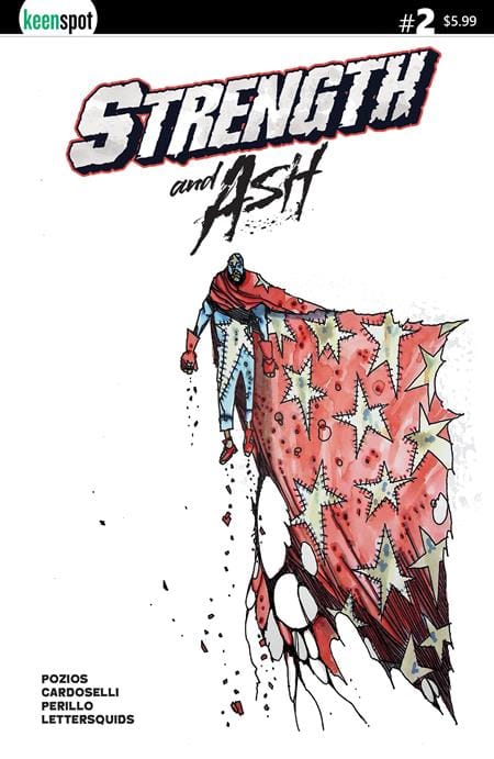 Ex Posse Holdings Comic Books STRENGTH & ASH #2 CVR B STEFANO CARDOSELLI & FRANCESCA PERILLO TATTERED CAPE VAR 60283502332400221 0426EX0796