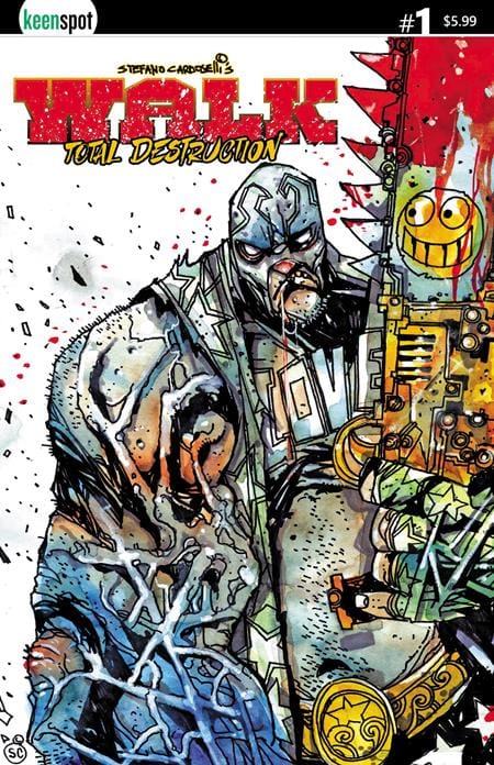 WALK TOTAL DESTRUCTION #1 (ONE SHOT) CVR A STEFANO CARDOSELLI SMILEYSAW (Release Date: 08/26/2026)