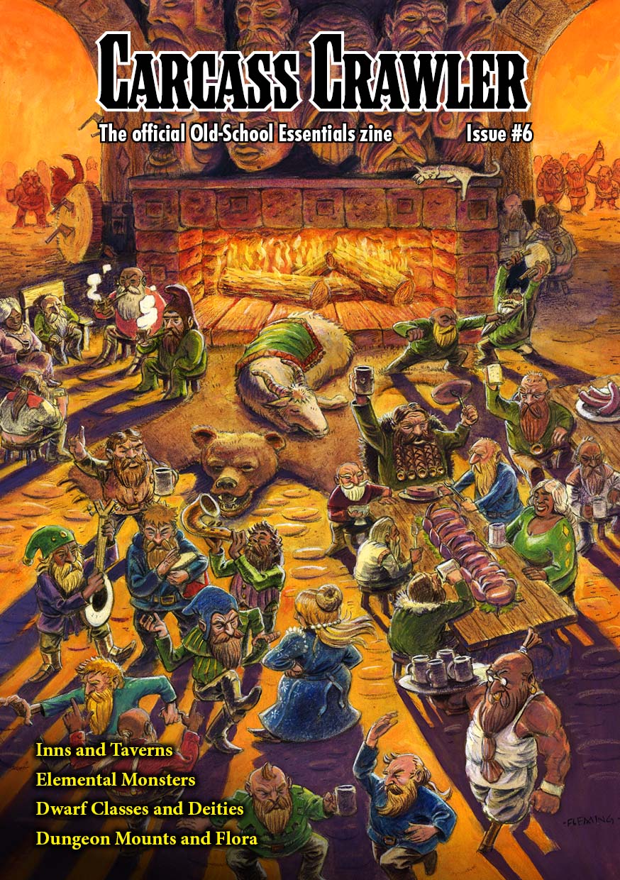 Exalted Funeral Press Tabletop Games > Role-Playing Games Carcass Crawler - The Official Old School Essentials Zine Issue 6 9798887561479 EFRPG-NG-CC06