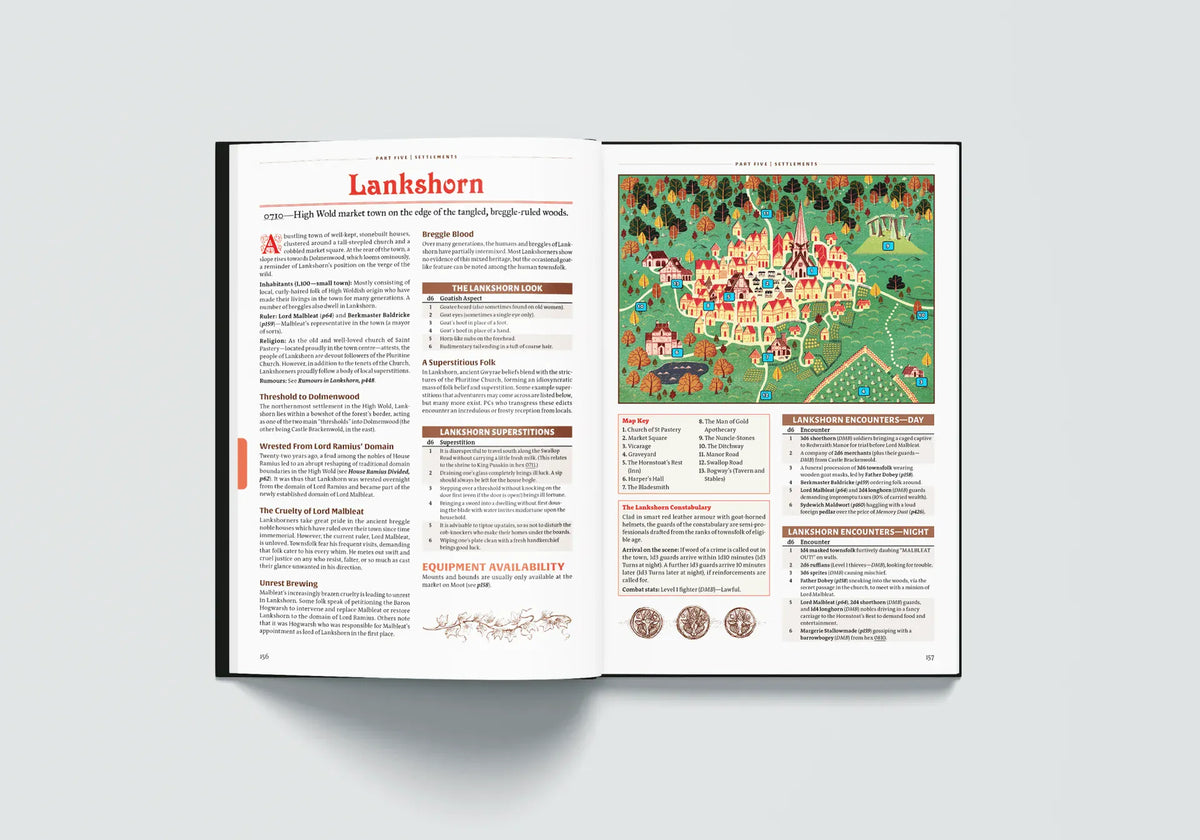 Exalted Funeral Press Tabletop Games > Role-Playing Games Dolmenwood Campaign Book 9798887561035 EFRPG-NG-0032
