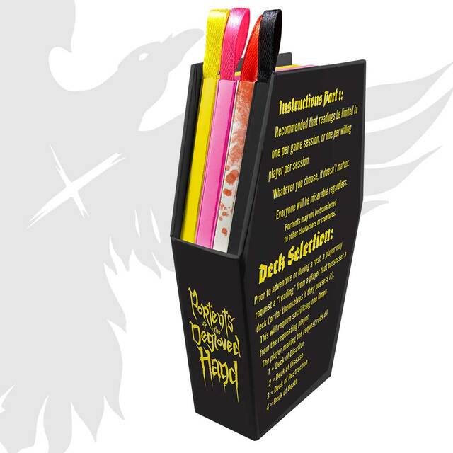 Exalted Funeral Press Tabletop Games > Role-Playing Games > Expansions [Deluxe] Portents of the Degloved Hand - Limited Edition Card Deck 850049904308 EFRPG1580-LE