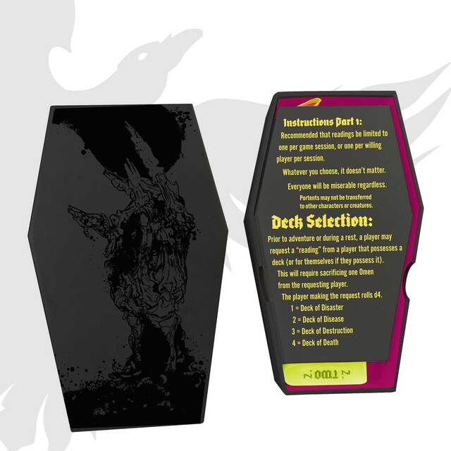 Exalted Funeral Press Tabletop Games > Role-Playing Games > Expansions [Deluxe] Portents of the Degloved Hand - Limited Edition Card Deck 850049904308 EFRPG1580-LE