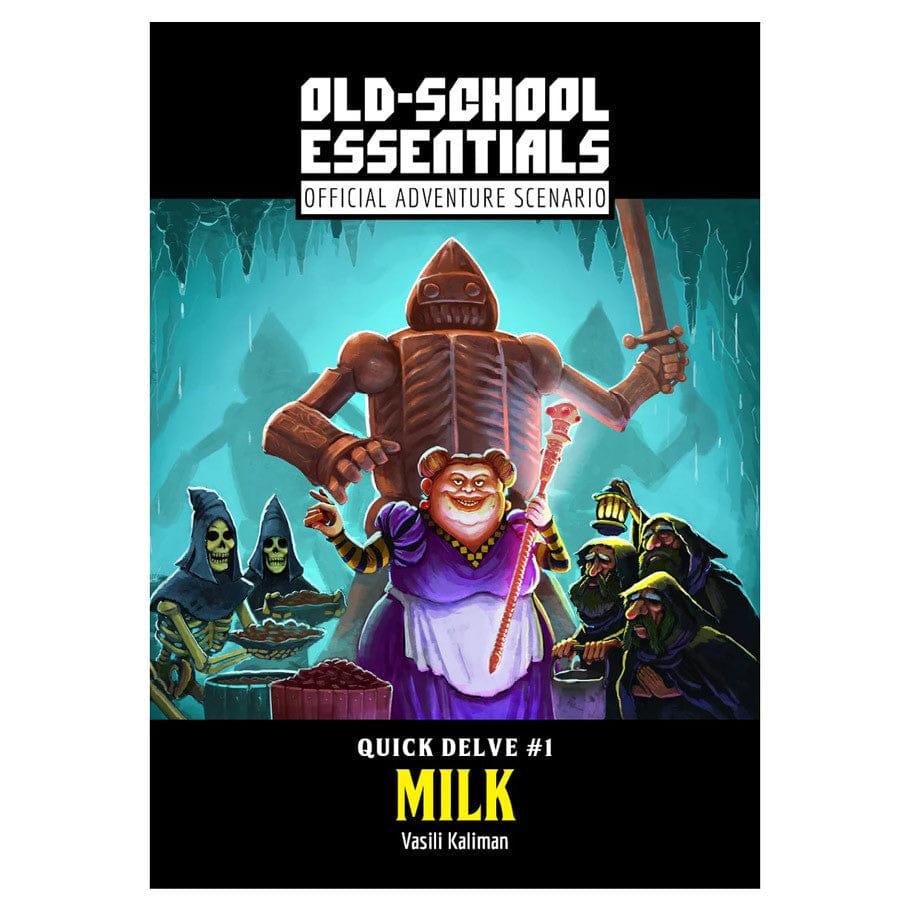 Exalted Funeral Press Tabletop Games > Role-Playing Games Old-School Essentials: Adventure: Quick Delve #1: Milk 9798887561431 EFPNGQD01