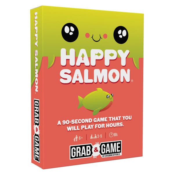 Exploding Kittens Board Games > Party Games Grab & Game: Happy Salmon 810083044507 EKCHSIMP8