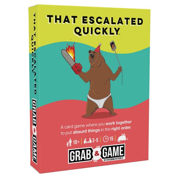 Exploding Kittens Board Games > Party Games Grab & Game: That Esclated Quickly 810083044897 EKCTHESIMP8