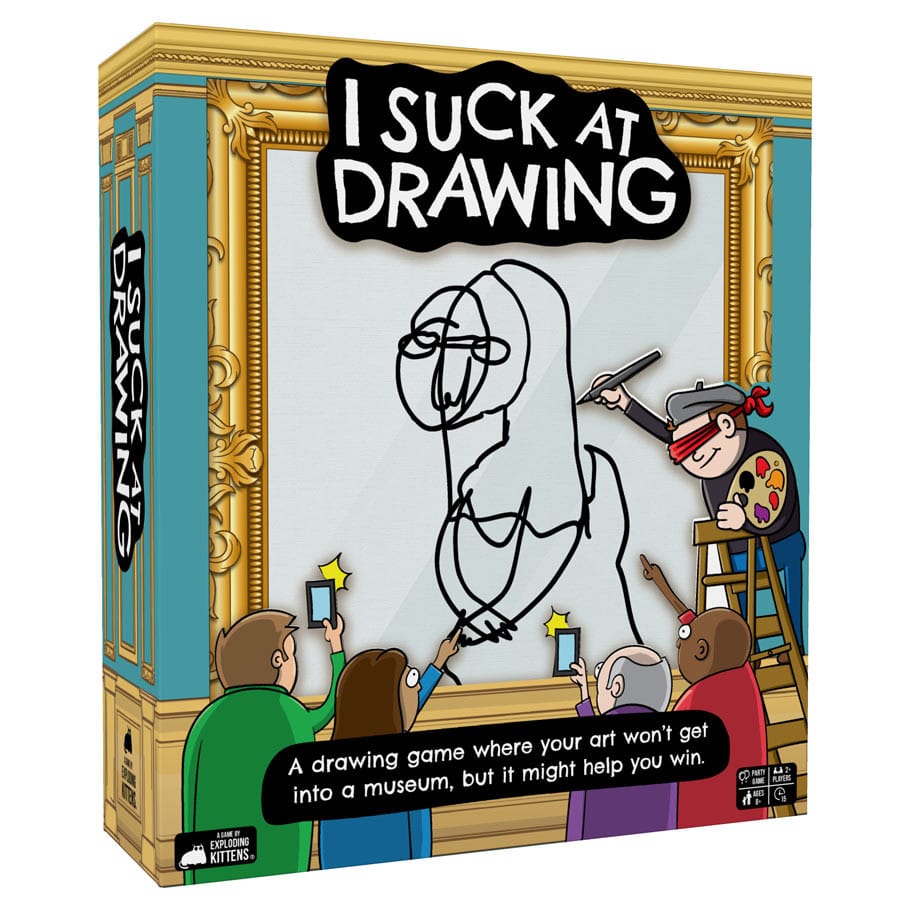 Exploding Kittens Board Games > Party Games I Suck At Drawing 810171413239 EKCISADCORE3