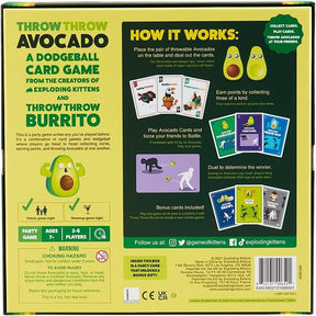 Exploding Kittens Board Games > Party Games Throw Throw Avocado 852131006501 EKG TTA-CORE-3