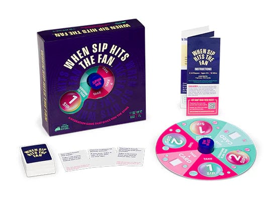 Exploding Kittens Board Games > Party Games When Sip Hits the Fan 810083045788 EKCSIPCORE4