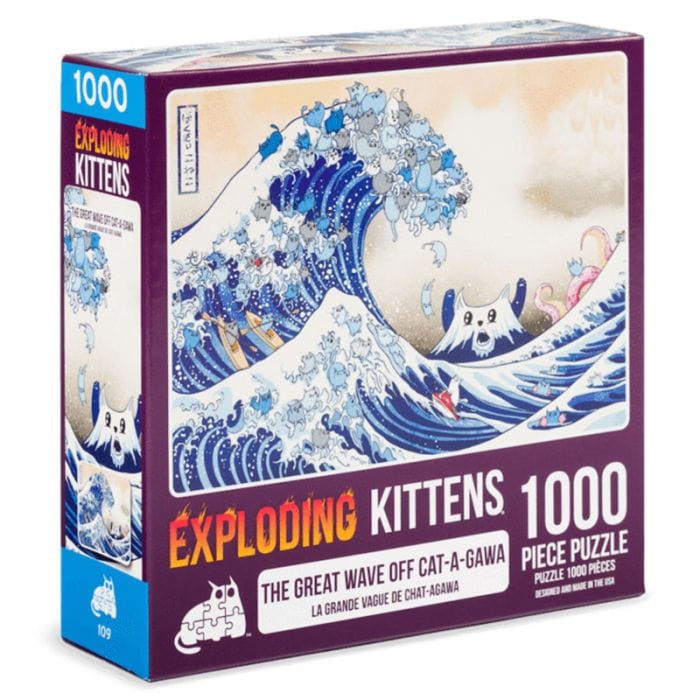 Puzzle: Great Wave of Cat-a-gawa 500 Pieces