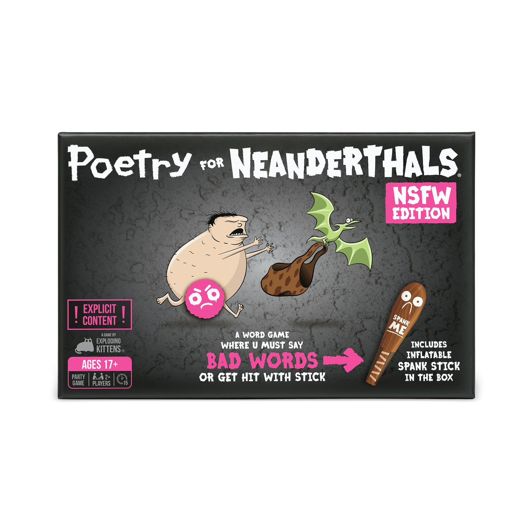 Exploding Kittens Board Games > Party Games Poetry for Neanderthals: NSFW Edition 810083041957 EKG PFN-NSFW-6