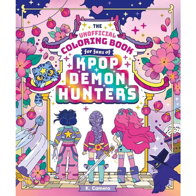 The Unofficial Coloring Book For Fans of KPop Demon Hunters.