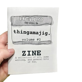 FAIRE Books > Zines Thingamajig Vol. 2 Zine Printed 33498108