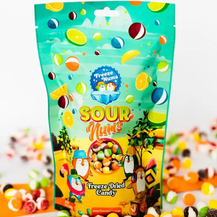 FAIRE candy Freeze Num Sour Nums Freeze Dried Candy 850038630379 3496