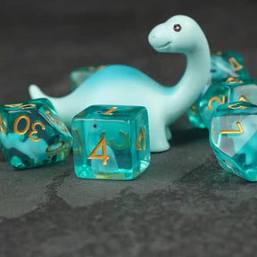 Riftgate Dice > Other Dice Riftgate- Blue Brontosaurus Dice Set 16309500 RE-BRONT-BLUE