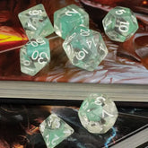 Cyan Lava Lamp Dice Set