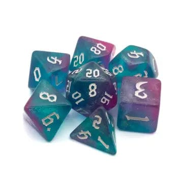 FAIRE Dice > Other Dice Riftgate- Pink and Teal Glitter Dice Set 19065852