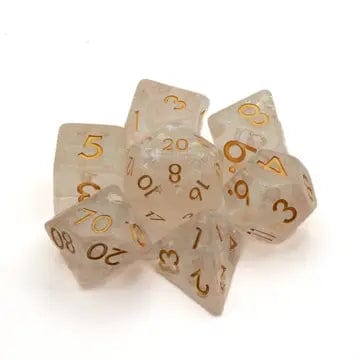 FAIRE Dice > Other Dice Riftgate- White Stars and Glitter Dice Set 68930812