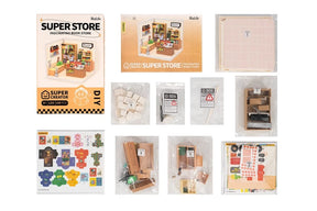 FAIRE Miniatures > Other Miniatures Diy Miniature House Kit: Fascinating Book Store 6946785118643 DW004