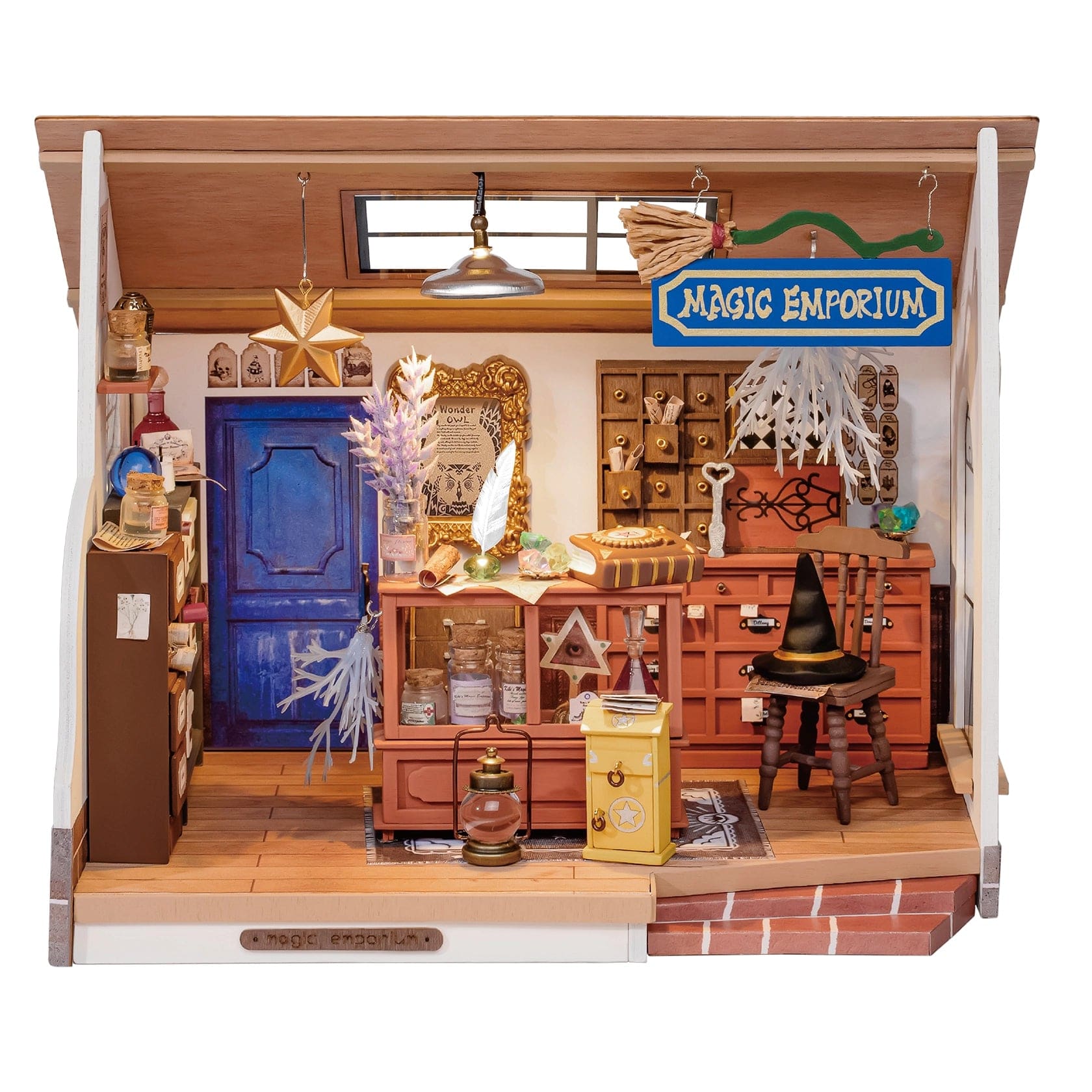 FAIRE Miniatures > Other Miniatures Kiki's Magic Emporium Diy Miniature House Wooden 6946785118223 DG155