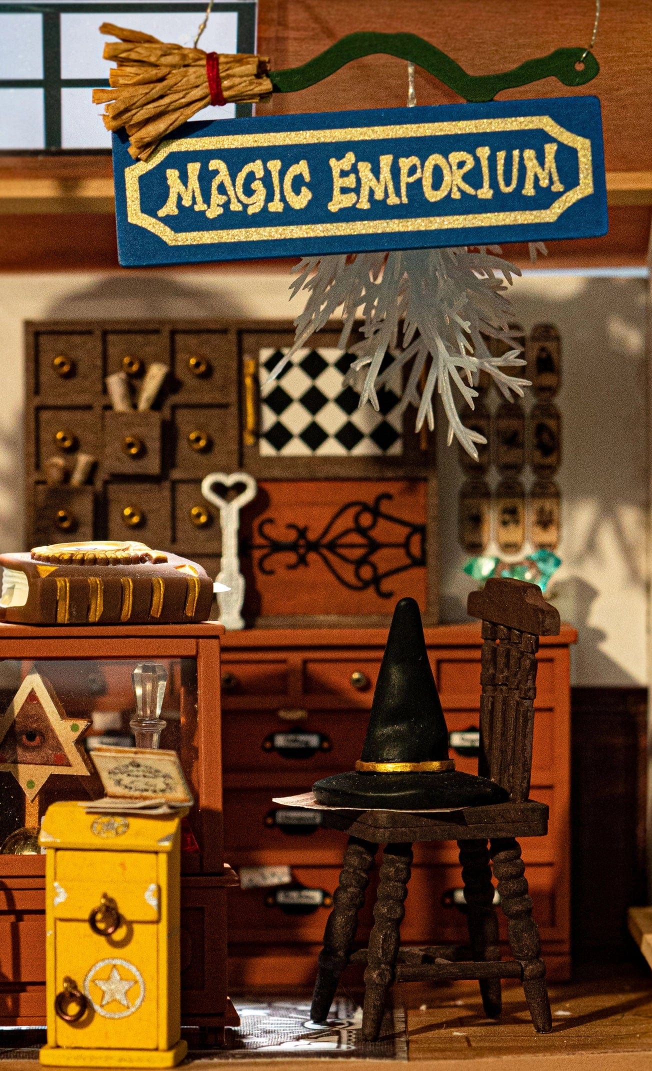 FAIRE Miniatures > Other Miniatures Kiki's Magic Emporium Diy Miniature House Wooden 6946785118223 DG155