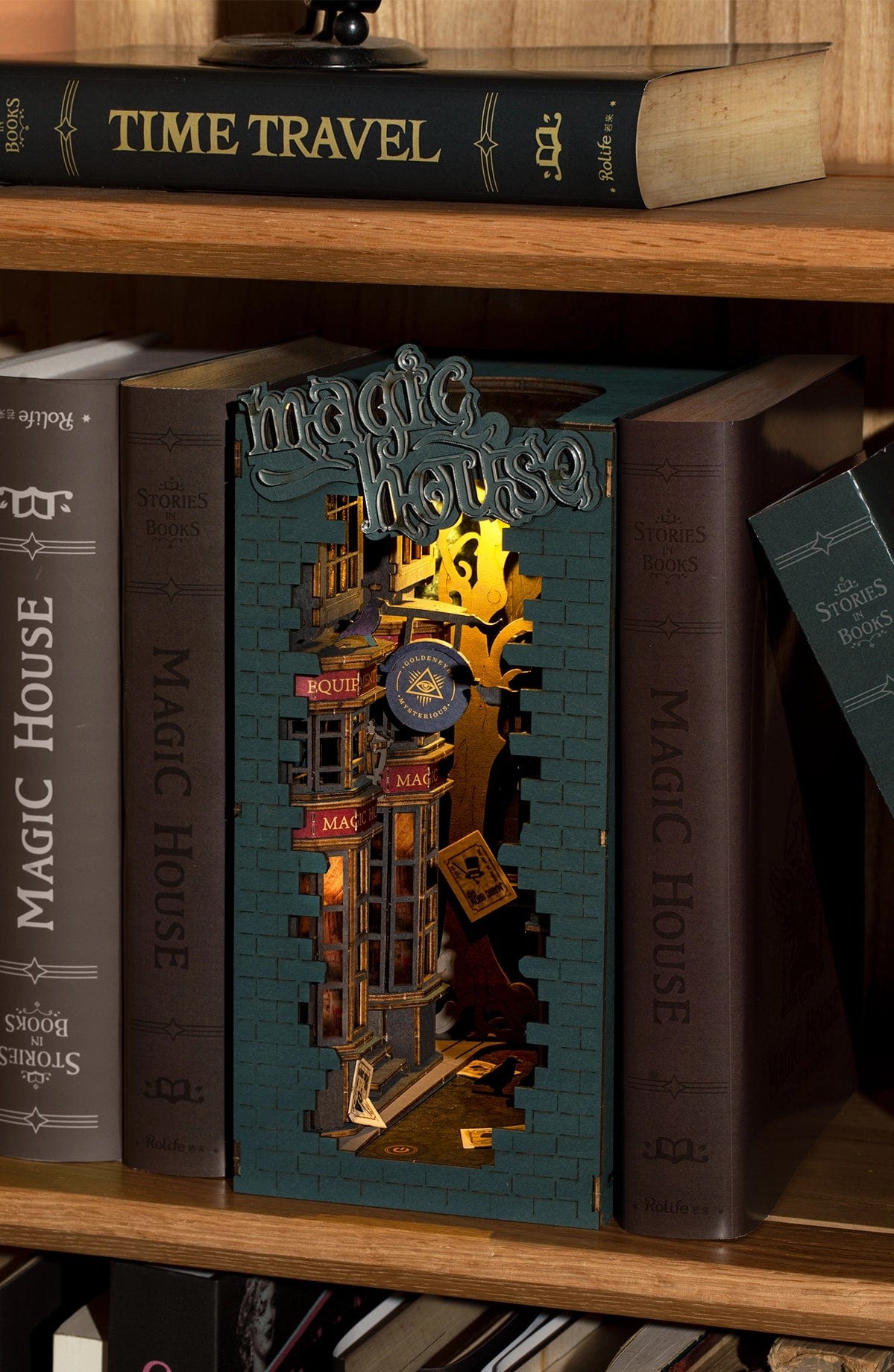 FAIRE Miniatures > Other Miniatures Robotime DIY House Magic House Book Nook 6946785117738 TGB03