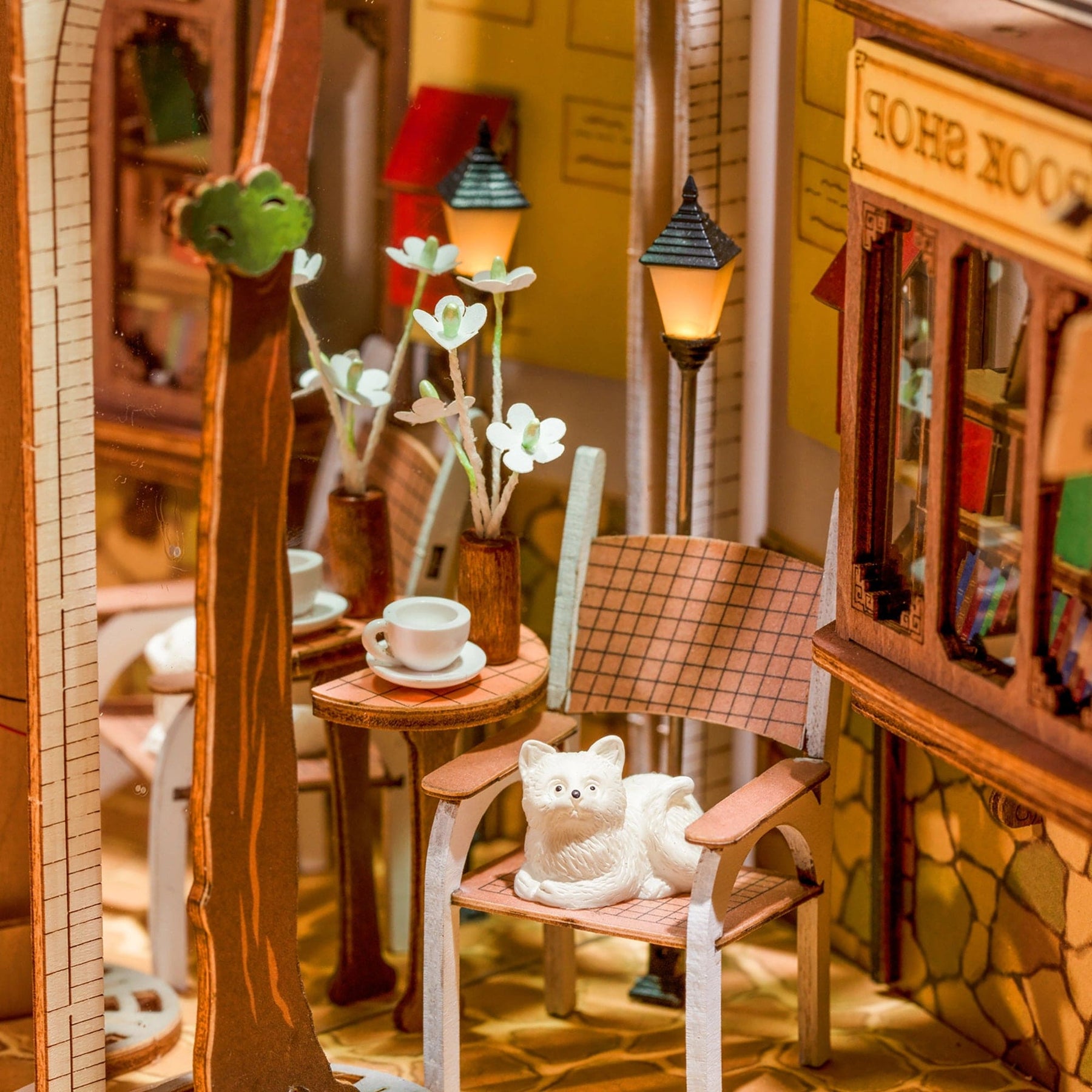 FAIRE Miniatures > Other Miniatures Sunshine Town DIY Book Nook Kit 6946785117714 RBTM-TGB02