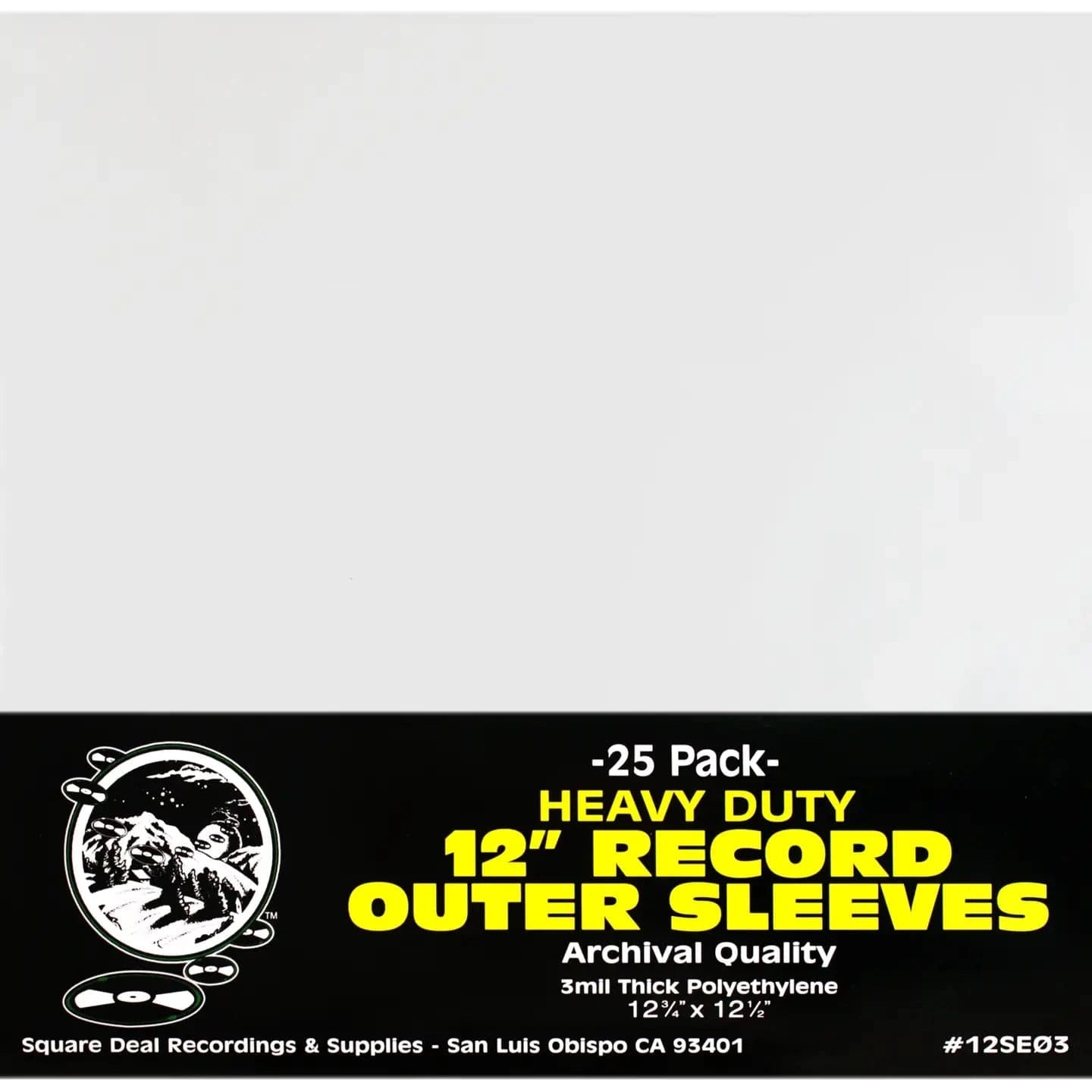 FAIRE Music > Music Supplies 12” Authentic Original LP Record Outer Sleeves 25ct 844568040647