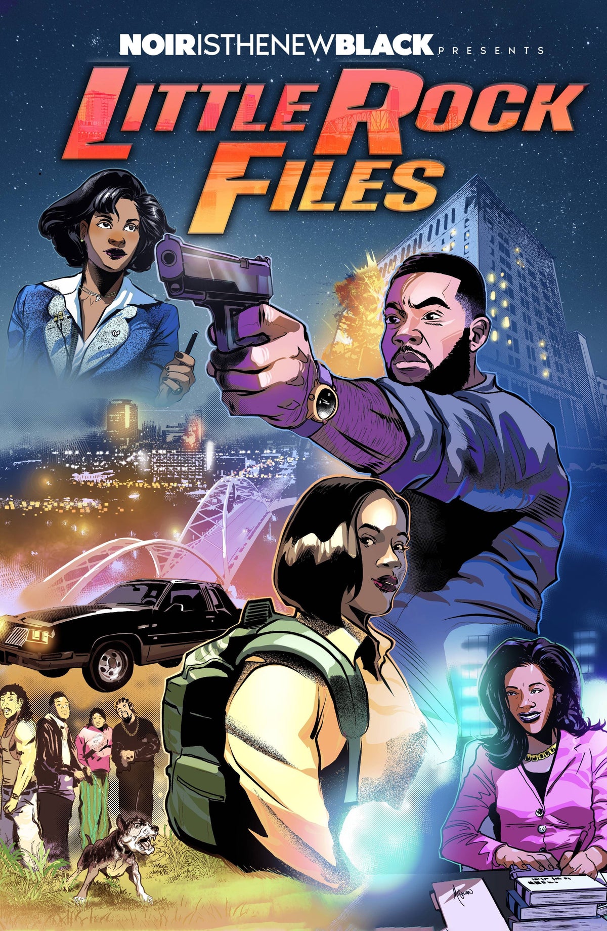 Fairsquare Comics Llc Comic Books NOIR IS THE NEW BLACK LITTLE ROCK FILES #1 CVR A MCGOWAN 79112655877200111 AUG231911