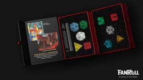 FanRoll by Metallic Dice Games D&D 50th Anniversary Then/Now Set 687700234685 10963