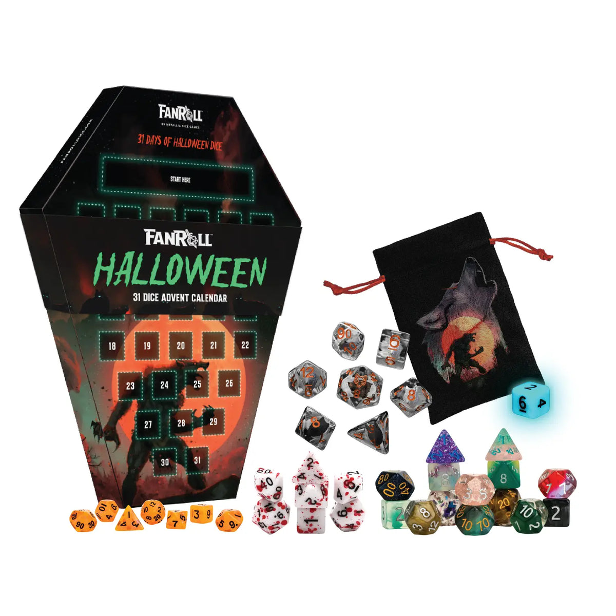 FanRoll by Metallic Dice Games Dice Dice Goblin Halloween Advent Calendar 2026 605468420348 1022