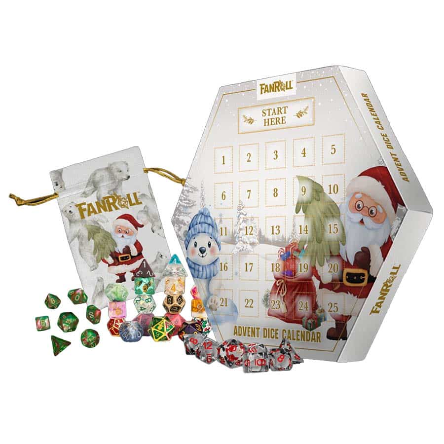 FanRoll by Metallic Dice Games Dice FANROLL: DICE GOBLIN: HOLIDAY ADVENT CALENDAR 2026 605468215364 FR1006