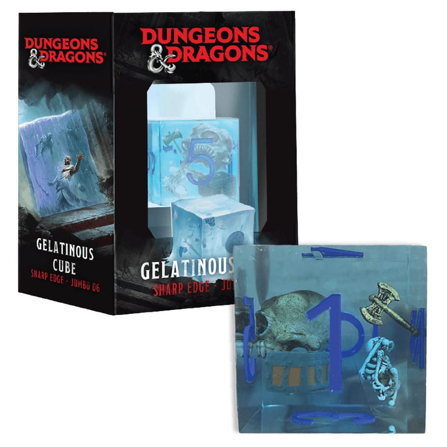 FanRoll by Metallic Dice Games Dice > Metallic Dice Games D&D Jumbo Gelatinous Cube D6 687700234739 LIC10968