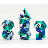 FanRoll Dice > Other Dice FanRoll: Sharp Edge Silicone 7ct Dice Set - Pride, Gay Men 687700234388 LIC7503