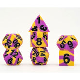 Fanroll Dice > Other Dice FanRoll: Sharp Edge Silicone 7ct Dice Set - Pride, Intersex 687700234395 LIC7504