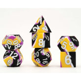 FanRoll Dice > Other Dice FanRoll: Sharp Edge Silicone 7ct Dice Set - Pride, Nonbinary 687700234418 LIC7506
