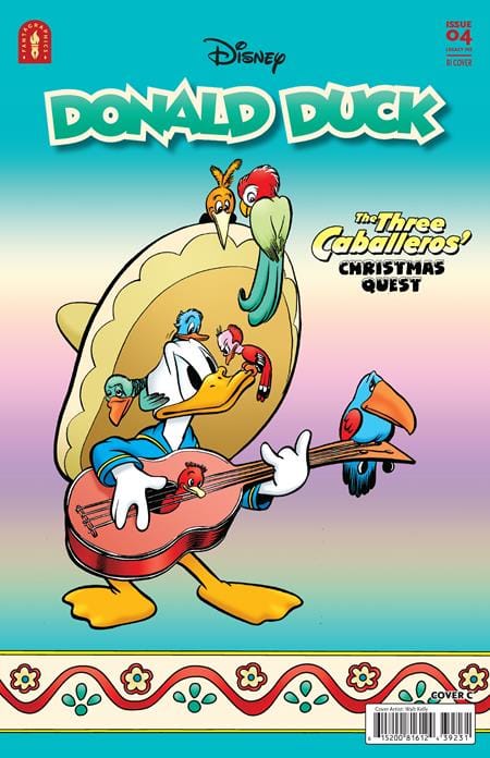 Fantagraphics Comic Books > Incentives DONALD DUCK LEGACY #392 THE THREE CABALLEROS CHRISTMAS QUEST CVR C INC 1:10 WALT KELLY VAR (Release Date: 12/02/2026) 61520081612439231 1026FB0883